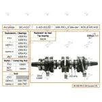 S4210152N | Crankshaft - Ski-Doo 600-700 L/C Japanese Bearing