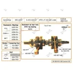 S4210312N | Crankshaft - Ski Doo 670 L/C HO WITH TOP NEEDLE & JAPA
