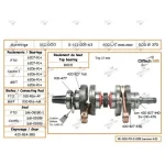 S4210563N | Crankshaft - Ski Doo 600 L/C Japanese Bearing INCLUDED
