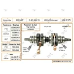 S4210634N | Crankshaft - Ski-D 1000 05-07 Come with Japanese Bearing