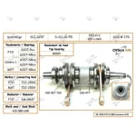 S4210155N | Crankshaft - Ski-Doo 503 F/C Japanese Bearing Included