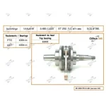 S88111400 | Crankshaft - Yamaha 250 F/C Casting # 881