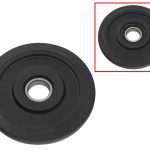04-900 | Plain Black Idler Wheel 5.12 O.D x .984 I.D x 6005 Bearing