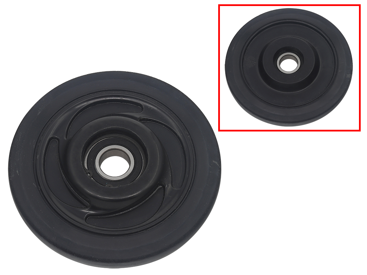 thumb_K4A_04-902 04-902 | Pattern Black Idler Wheel 5.6 O.D x .787 I.D x 6004 Bearing - Image 1