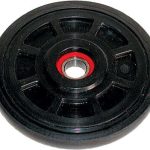04-116-205 | Black Pattern Idler Wheel 6.38 O.D x .787 I.D x 6004 Bearing