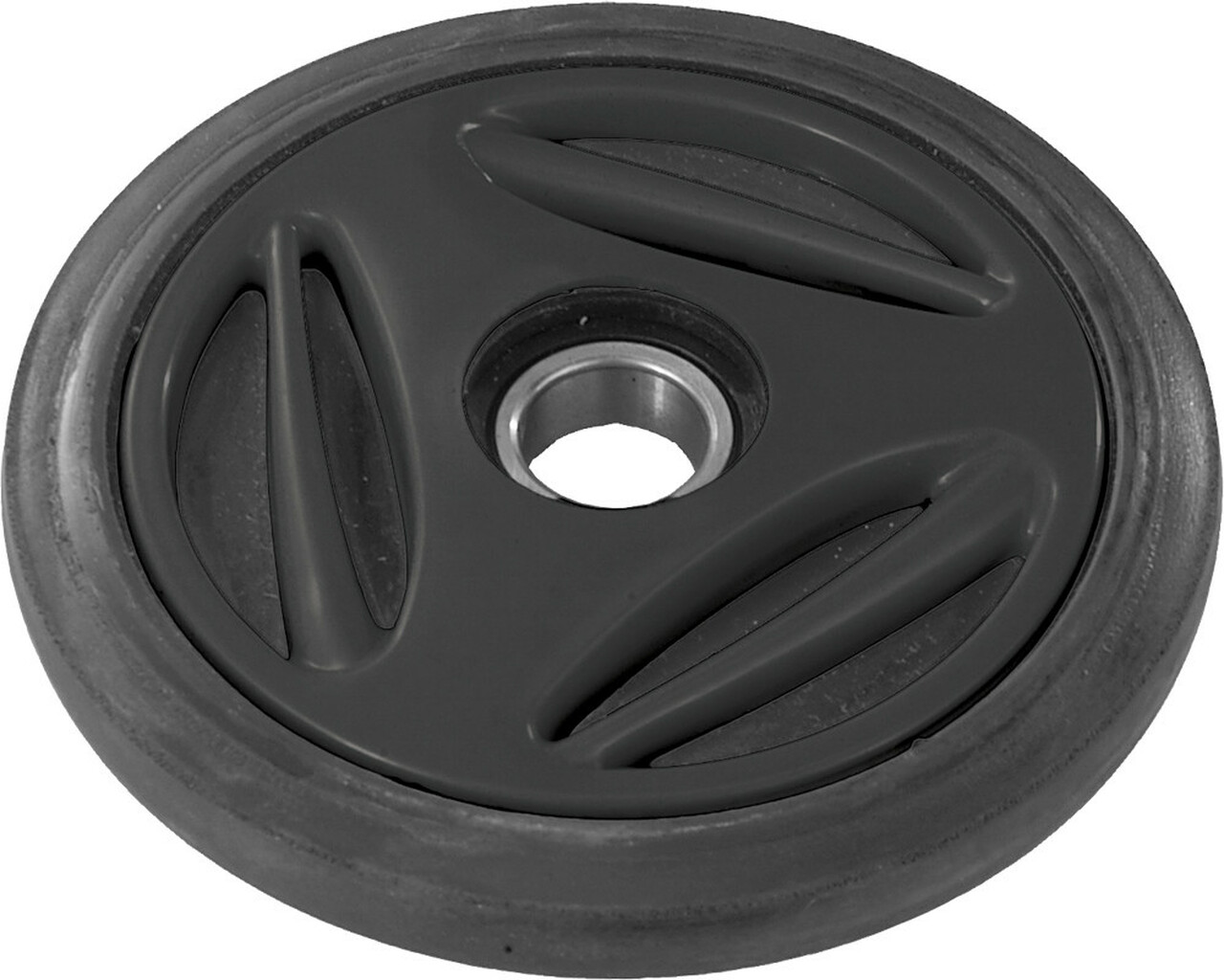 thumb_k4a_04-116-212 04-116-212 | Black Pattern Idler Wheel 6.5 O.D x .984 I.D x 6205 Bearing - Image 1