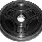 04-116-86PC | Black Pattern Idler Wheel 6.1 O.D x .984 I.D x 6205 Bearing