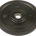 04-200-88 | Plain Black Idler Wheel 6.38 O.D x .787 I.D x 6004 Bearing