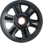 04-500-16 | Black Spoked Idler Wheel 7 O.D x .984 I.D x 6005 Bearing