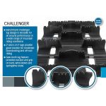 9144M | Challenger-Extreme Width 16 x Length 146 x lug Height 2.50 Clips 106/107, Pitch 2.86
