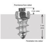 02-01115 | ST-08 5/16 - 8mm Standard Stud 24/pkg