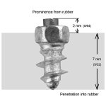 02-01116 | ST-08 5/16 - 8mm Standard Stud 100/pkg