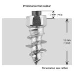 02-01156 | ST-15 5/8 - 15mm Standard Stud Quantity 100/pkg