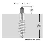 02-01188 | ST-20R 3/4-20mm Standard Stud Quantity 1000/pkg