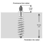 02-01189 | ST-24R 15/16 - 24mm Standard Stud Quantity 100/pkg