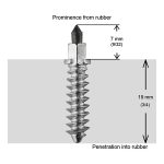 02-01205 | SS-28R 15/16 - 24mm Standard Stud Quantity 100/pkg