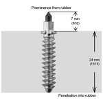 02-01219 | SS-32R 11/4 - 32mm Shoulder Stud Quantity 250/pkg