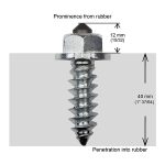 02-01229 | SS-50HD 2- 50mm Shoulder Stud Quantity 500/pkg