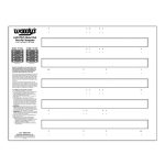 286QUIET-TEMP | Heavy Card Bloc Note 286 Template