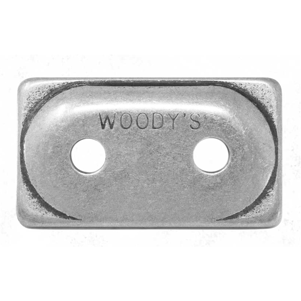 463529 ADA2-377 | Angled Double Digger Plate Aluminum 5/16Size, 48/pkg Quantity - Image 1