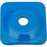 ASG-3825-48 | Square Grand Digger Backer Plates Electric Blue 5/16 48/PKG