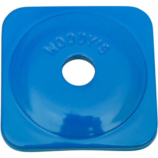 463569 ASG-3825-48 | Square Grand Digger Backer Plates Electric Blue 5/16 48/PKG - Image 1