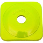 ASG-3830-48 | Square Grand Digger Backer Plates Hi-Viz Yellow 5/16 48/PKG