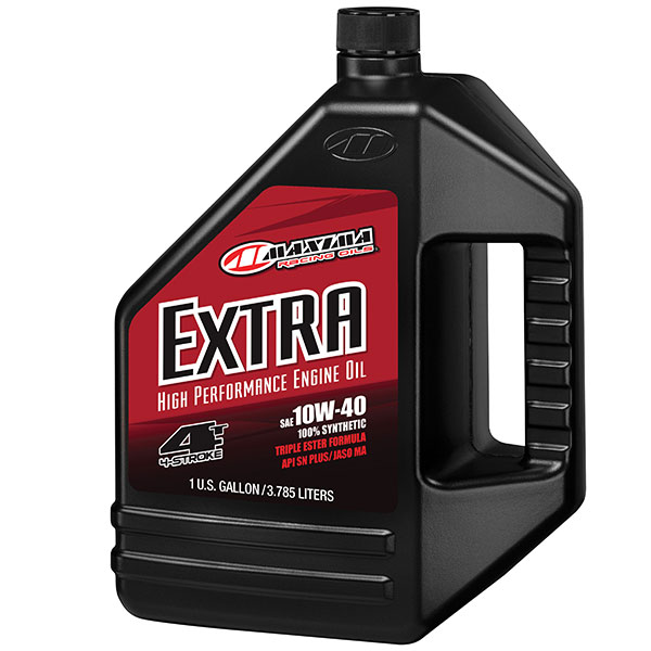 920-4415-1 920-4415-1 | Maxima Racing Oils Extra Synthetic 4-Stroke Engine Oil 10W40 128 OZ - Image 1