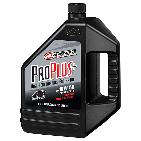 920-4445-1 | Maxima Racing Oils Pro Plus+ Synthetic 4-Stroke Engine Oil 10W50 128 OZ