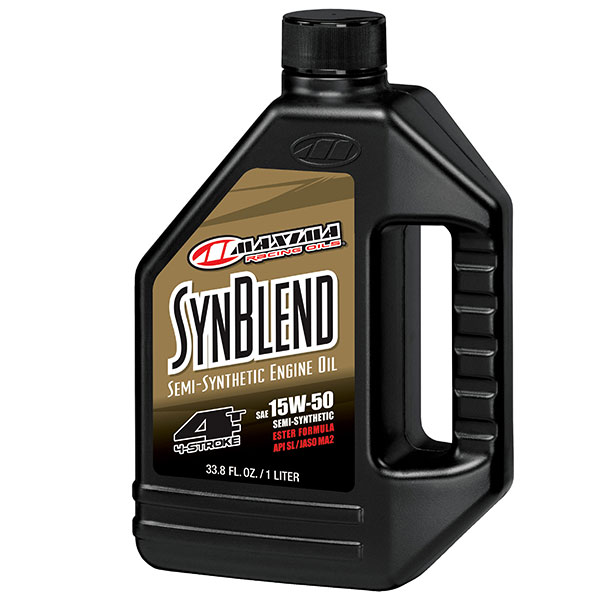 920-4459-1 920-4459-1| Maxima Racing Oils Synthetic Blend Ester 4-Stroke Engine Oil 15W50 1L - Image 1