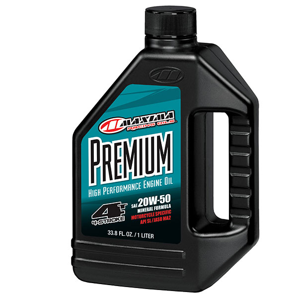 920-4484-1 920-4484-1 | Maxima Racing Oils Premium High Performance 4-Stroke Engine Oil 20W50 1L - Image 1