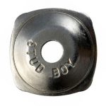 996195 | Aluminum Power Plate Single Backers 5/16 Length, Qty Pack 500