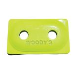 ADD2-3830-B | Double Digger Backer Plates Hi-Viz Yellow 5/16 48/Pkg