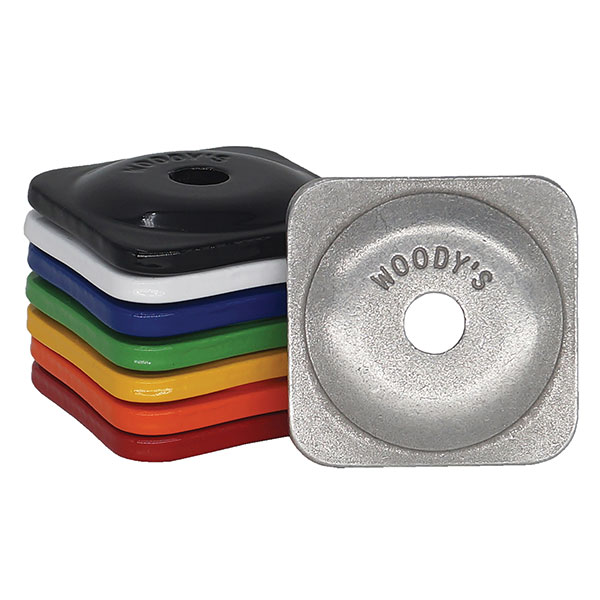 ASG-3800-48 ASG-3800-48 | Square Grand Digger Backer Plates Yellow 5/16 48/PKG - Image 1