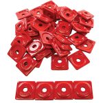 ASW2-3790-48 | Square Digger Support Plate Red Size 5/16 48pkg