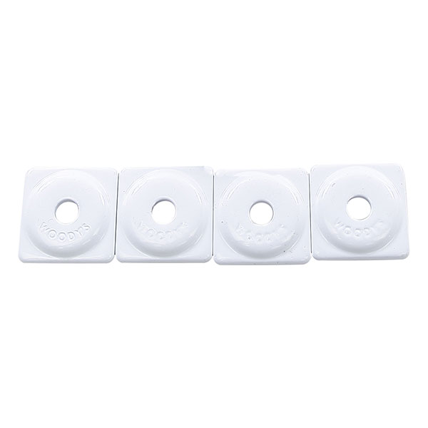 ASW2-3815-48 ASW2-3815-48 | Square Digger Support Plate White Size 5/16 48pkg - Image 1