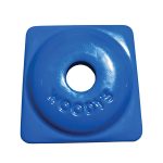 ASW2-3825-48 | Square Digger Support Plate Electric Blue Size 5/16 48pkg