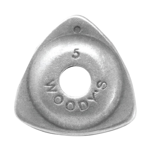 AWT-3775 AWT-3775 | Triangle Digger Plate Aluminum 5/16Size, 48/pkg Quantity - Image 1