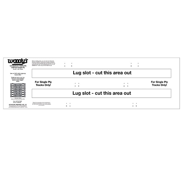 BCTS-TEMP BCTS-TEMP | Heavy Card Bearcat 154 Template - Image 1