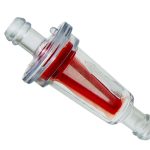 07-241-41 | Universal In-Line Filter Fits 6mm or 7/32 & 1/4 fuel line, brass screen interior