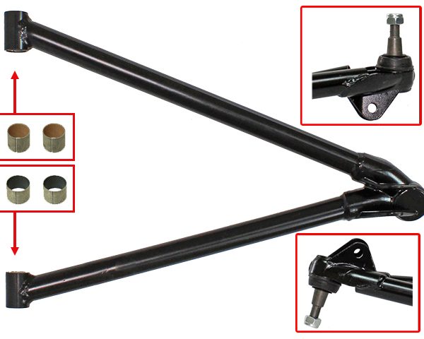08-520-06 | Arctic Cat Lower A-Arms Right Ball Joints Permanently Fixed To A-Arms Bushings Installed