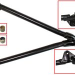 08-520-32 | Yamaha and Arctic Cat Lower A-Arms Right Ball Joints Permanently Fixed To A-Arms
Bushings Installed