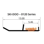 023525 | Mini Sled Runners Ski-doo