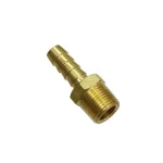 07-305-02 | Male Hose Barb Fittings Thread 1/4 NPT, L1 37mm, L1 20mm, Hex 14mm, ID 4mm, Fits 1/4