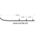 505-113 | Arctic Cat Carbide 60 (4) Pair
