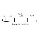506-120 |  Arctic Cat Carbide 90° 6 (Pair)