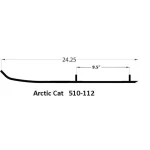510-112 | Arctic Cat Wearbar 2 Stud 1990-91 (Each)