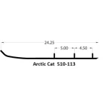 510-113 | Arctic Cat Wearbar (Each)