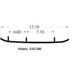 510-208 | Polaris Wearbar Gripper ski (Each)