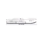 510-302 | Rupp Wearbar (Each) Lenght 32.12 Stud 2